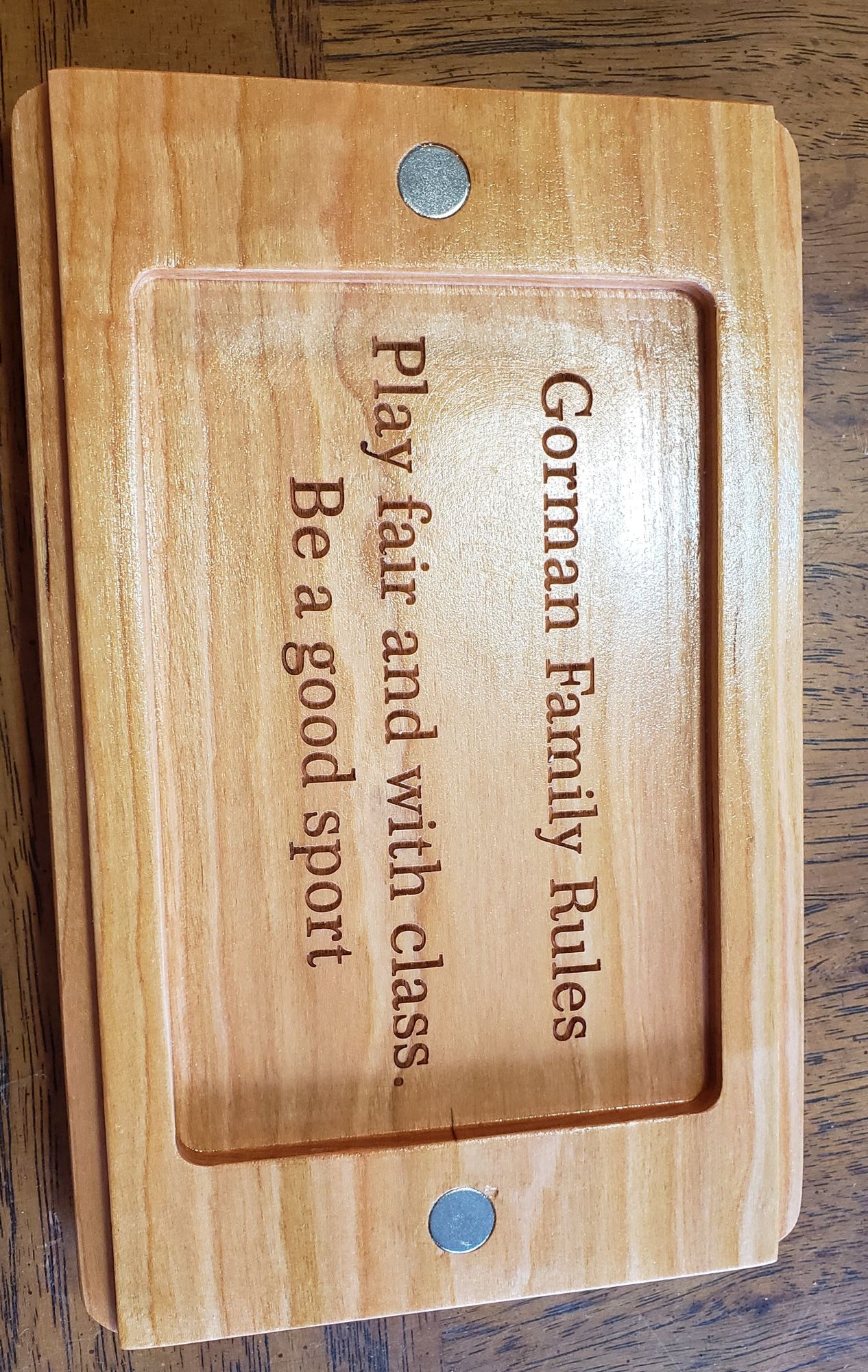 Deluxe / Travel Euchre Score Board