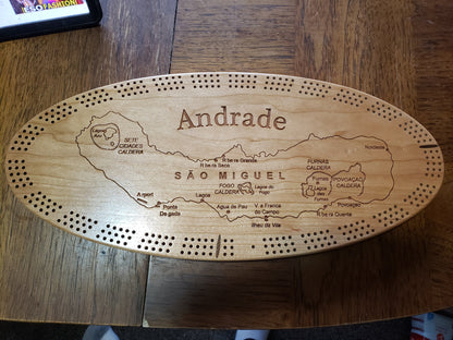 Custom Cribbage Boards - Examples