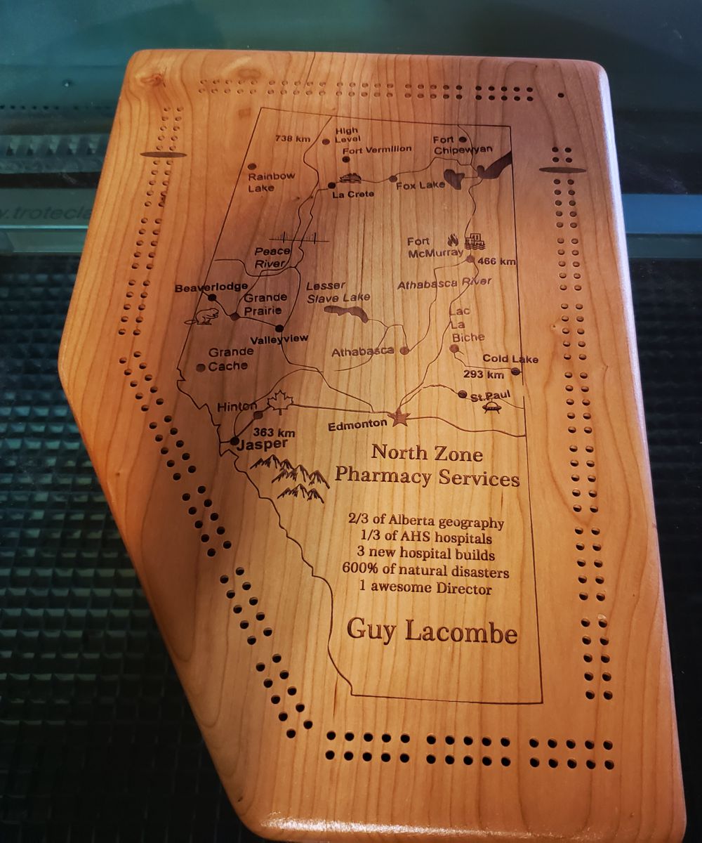 Custom Cribbage Boards - Examples
