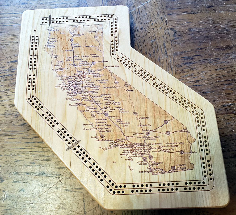 Custom Cribbage Boards - Examples