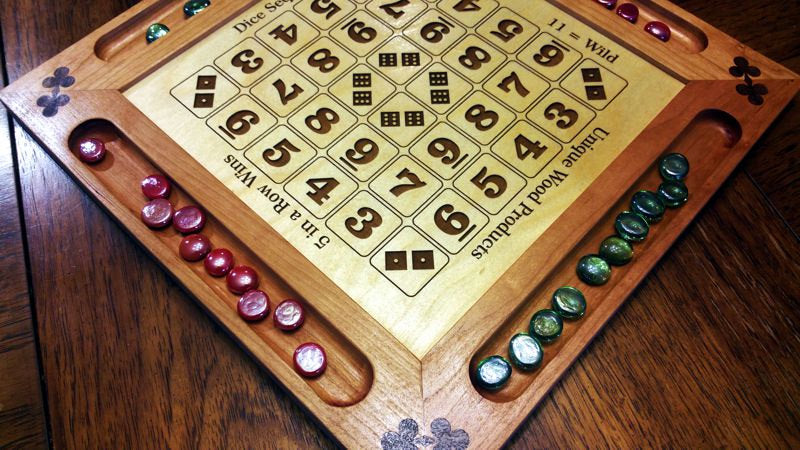 Dice Sequence Game Board