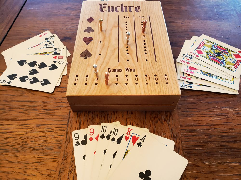 Deluxe / Travel Euchre Score Board