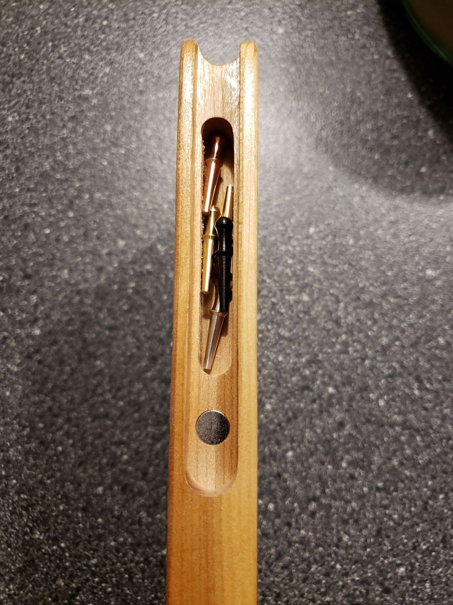 Frustration Rummy 5 Player Scoreboard with Peg Storage