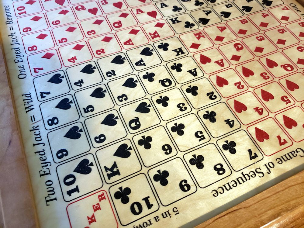 Sequence Game Board - Hi Visibility - Quick Find Layout