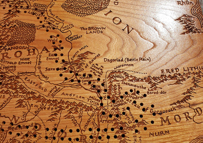 Middle Earth Frodo Trek Cribbage Board