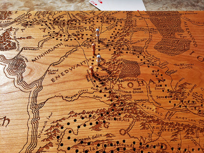 Middle Earth Frodo Trek Cribbage Board