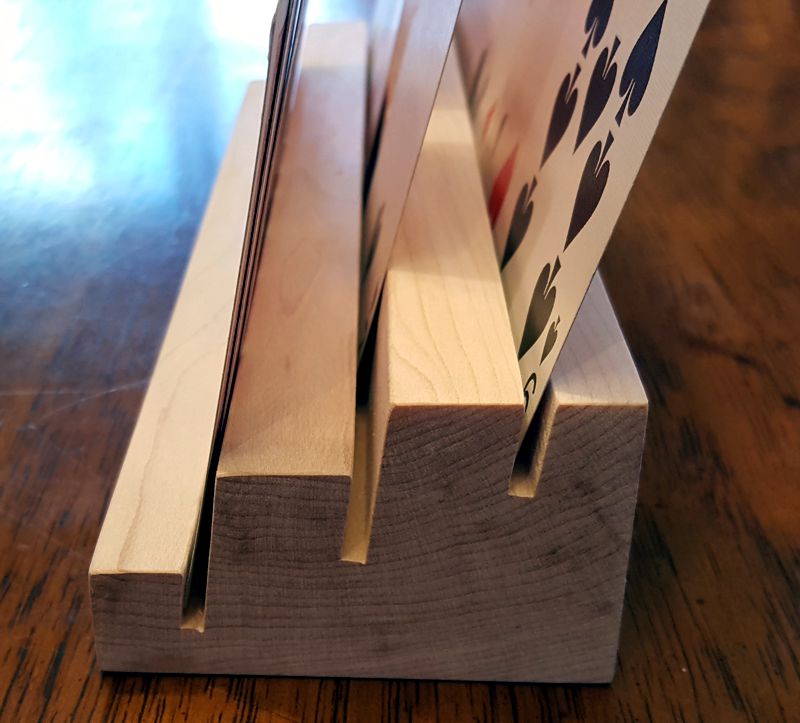 Tiered Playing Card Holders  (Set of 4)