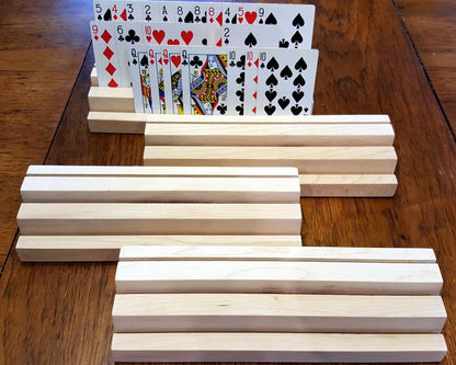 Tiered Playing Card Holders  (Set of 4)