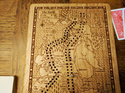 Game of Thrones - Westeros Cribbage Board