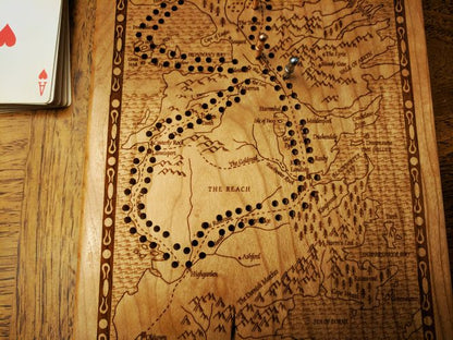 Game of Thrones - Westeros Cribbage Board