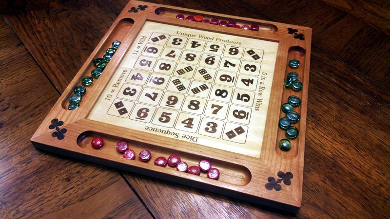 Dice Sequence Game Board